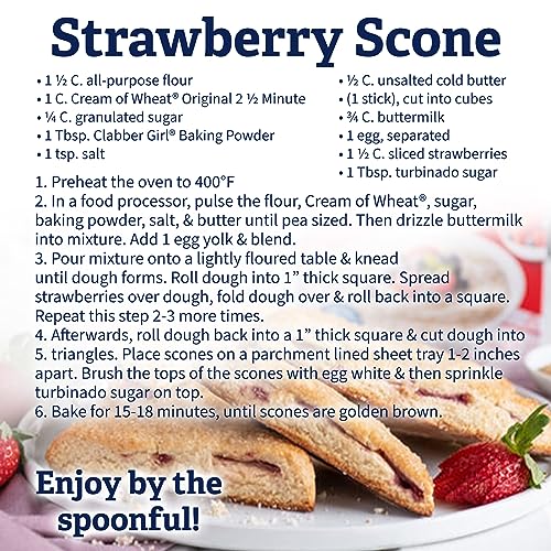 Image of Cream of Wheat Stove Top Hot Cereal, Original, 2 1 /2 Minute Cook Time, 28 Ounce (Pack of 4)