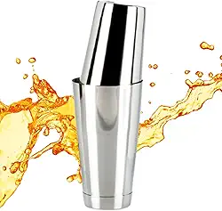 Coqueteleira Inox Profissional Boston Barman 2 Copos