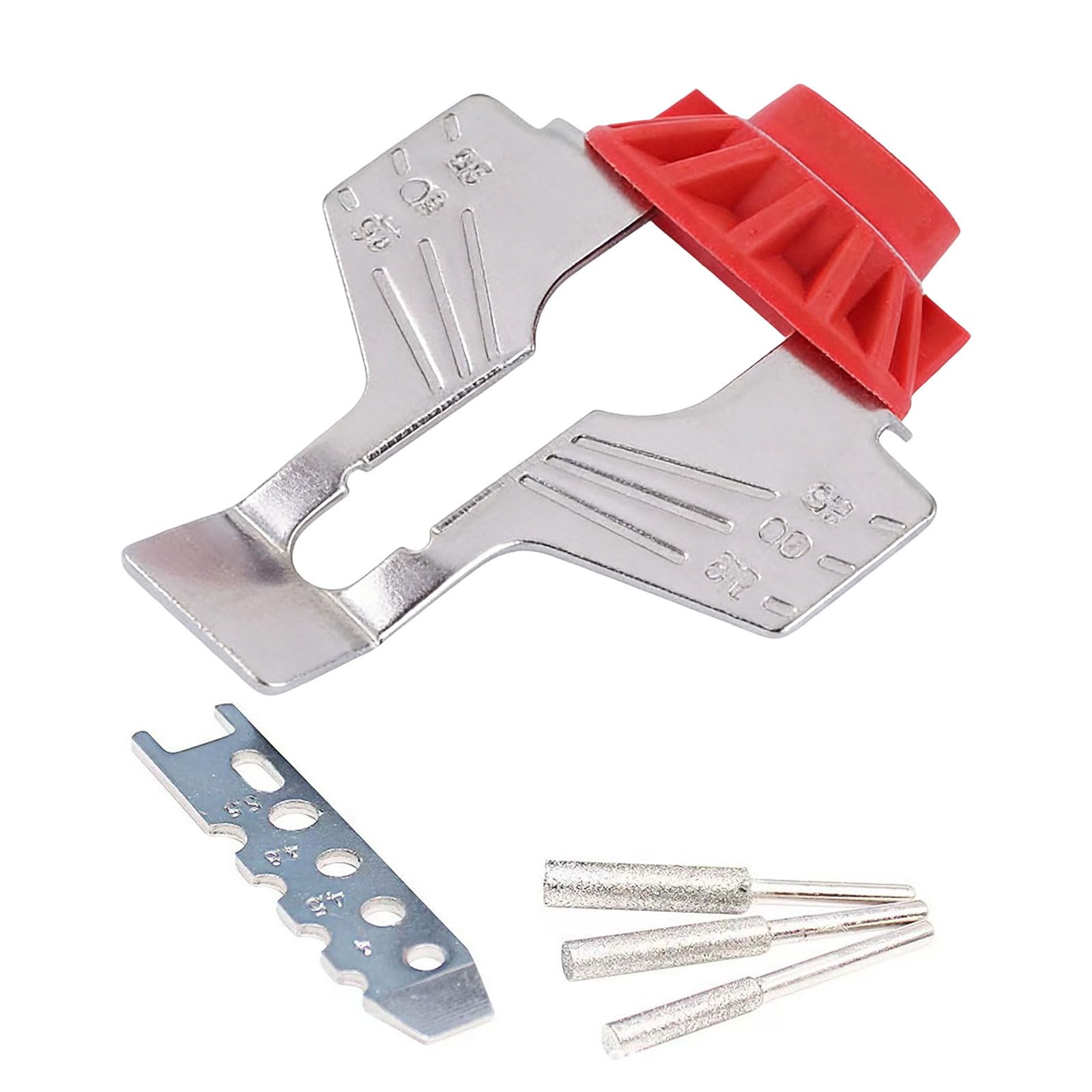 Hdoytxxm Red Chainsaw Sharpening Set Electric Chain Polishing Accessories For Chainsaw Teeth Electric Chain Tooth Polishing Rod Hardware Maintenance Tool