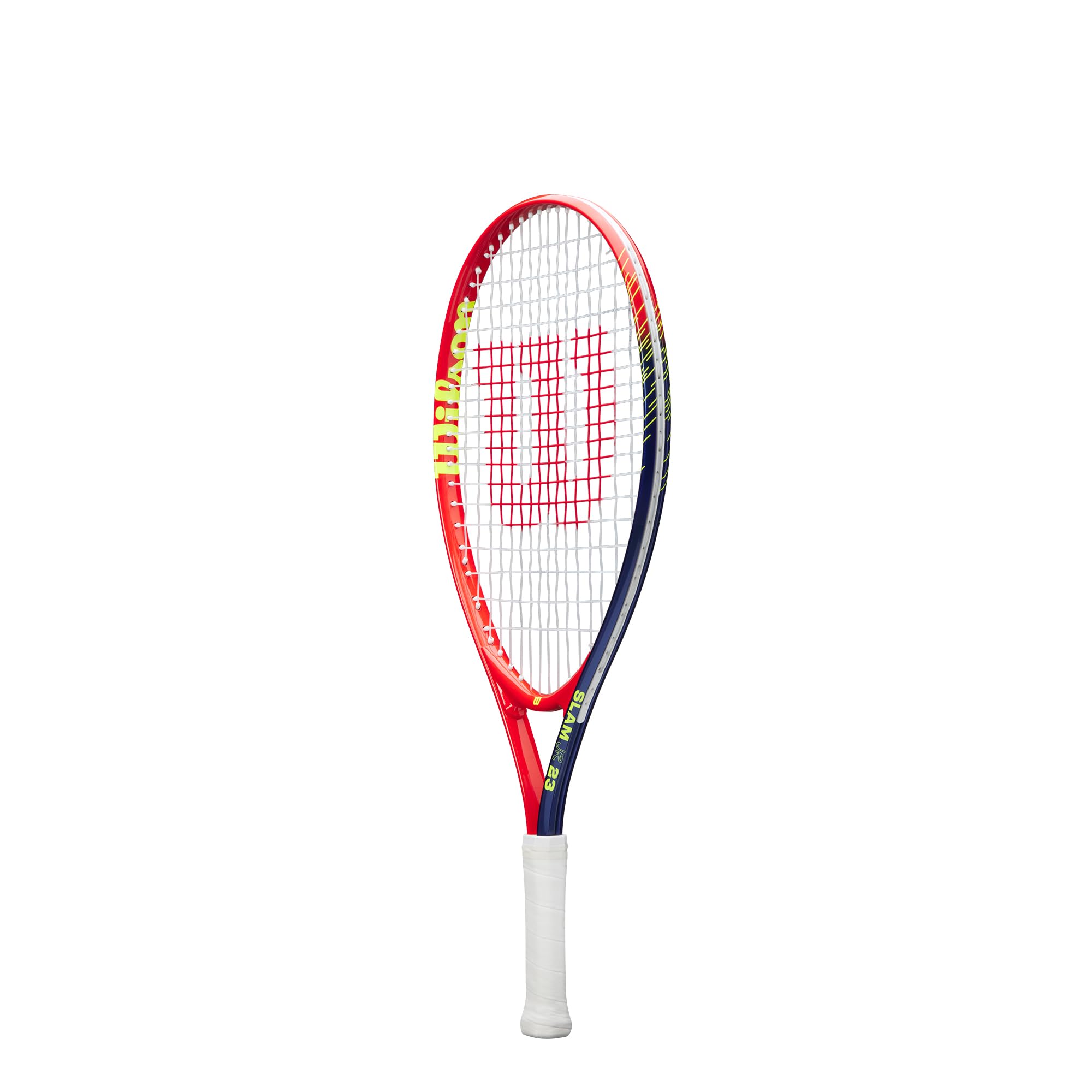 Wilson Slam Junior 23 Boys Tennis Racket Red/Yellow Strung 205g L
