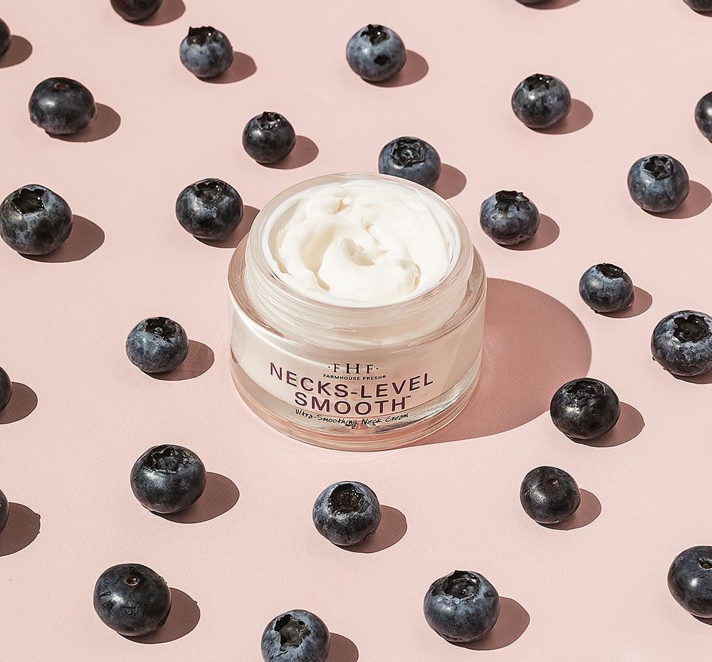 FarmHouse Fresh Neck Cream, Hyaluronic Acid, Moisturizer. Hydrating Neck Cream, Necks-Level Smooth Ultra-Smoothing Triple Effect Neck Cream