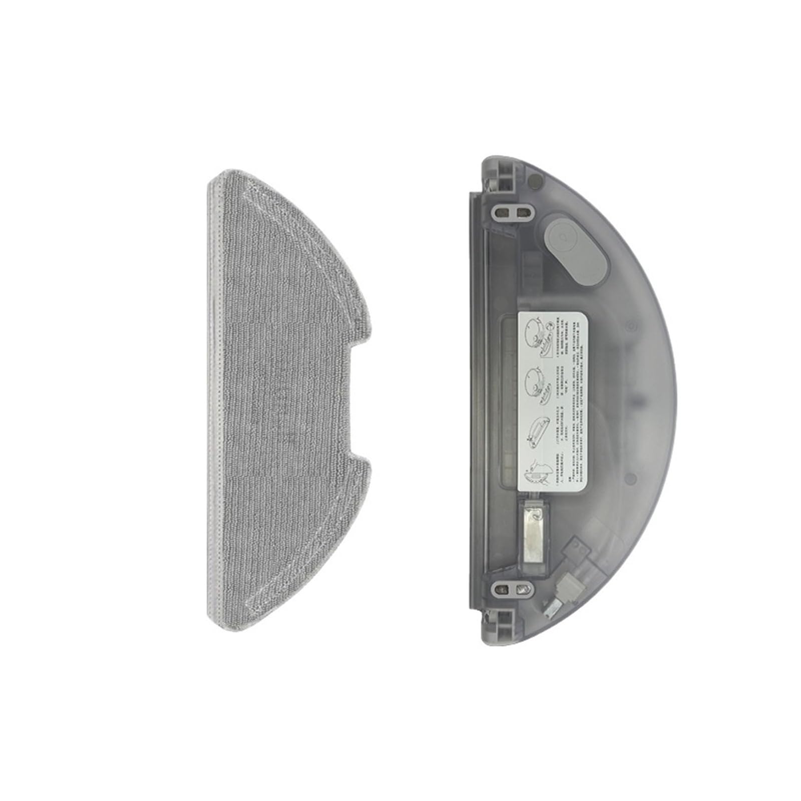 Aywnocrey 1 Water Tank 1 Mop Water Tank Mop Cloth Spare Part， Compatible For Xiaomi，Robot Vacuum-Mop 2 Lite 2 Pro Mjstl Mjst1s Mjst1shw Bhr5044eu Accessroies(1 Water Tank 1 Mop)