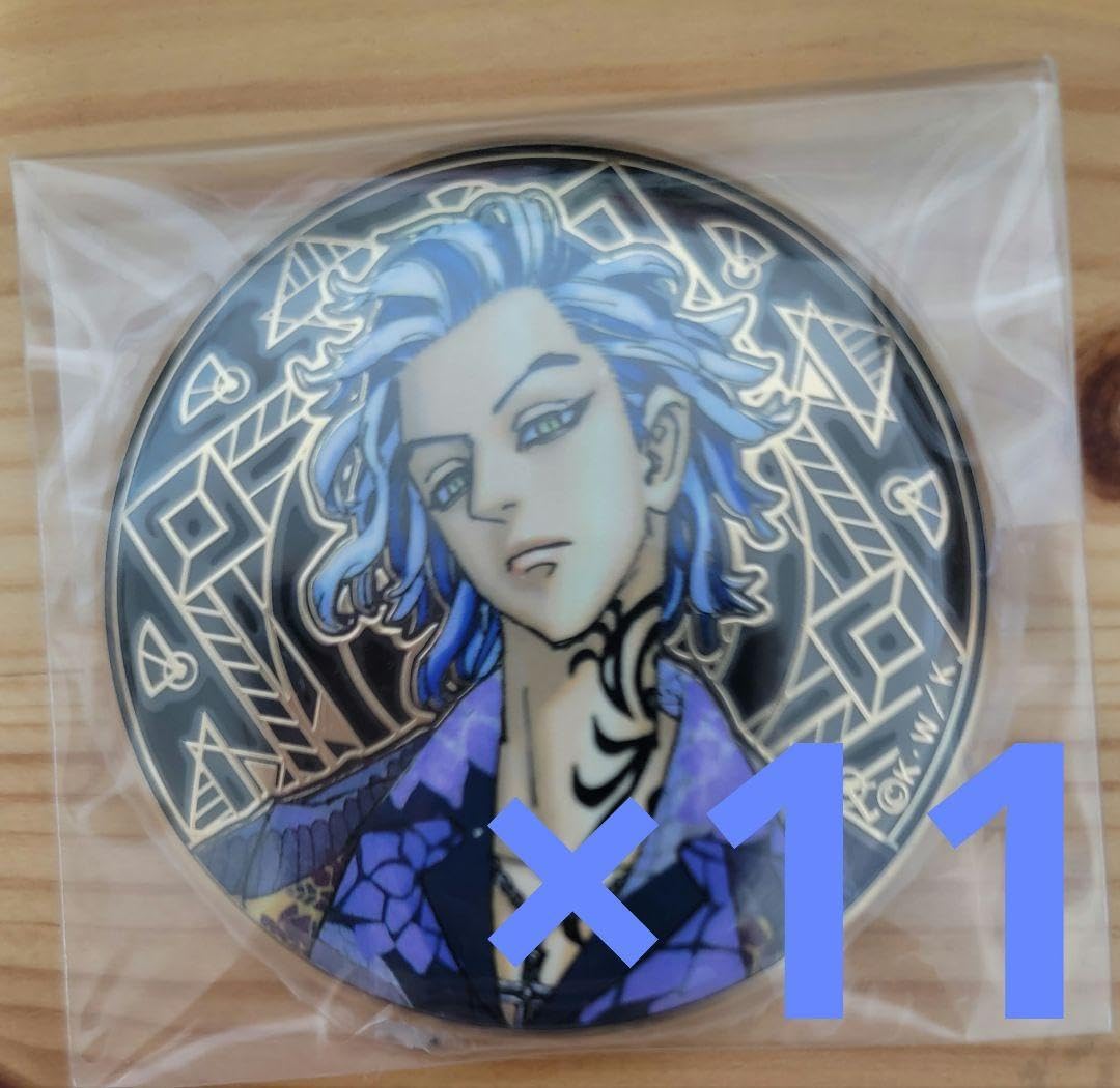 東京リベンジャーズ 柴大寿 缶バッジ ぱしゃこれ ネームバッジ クリア