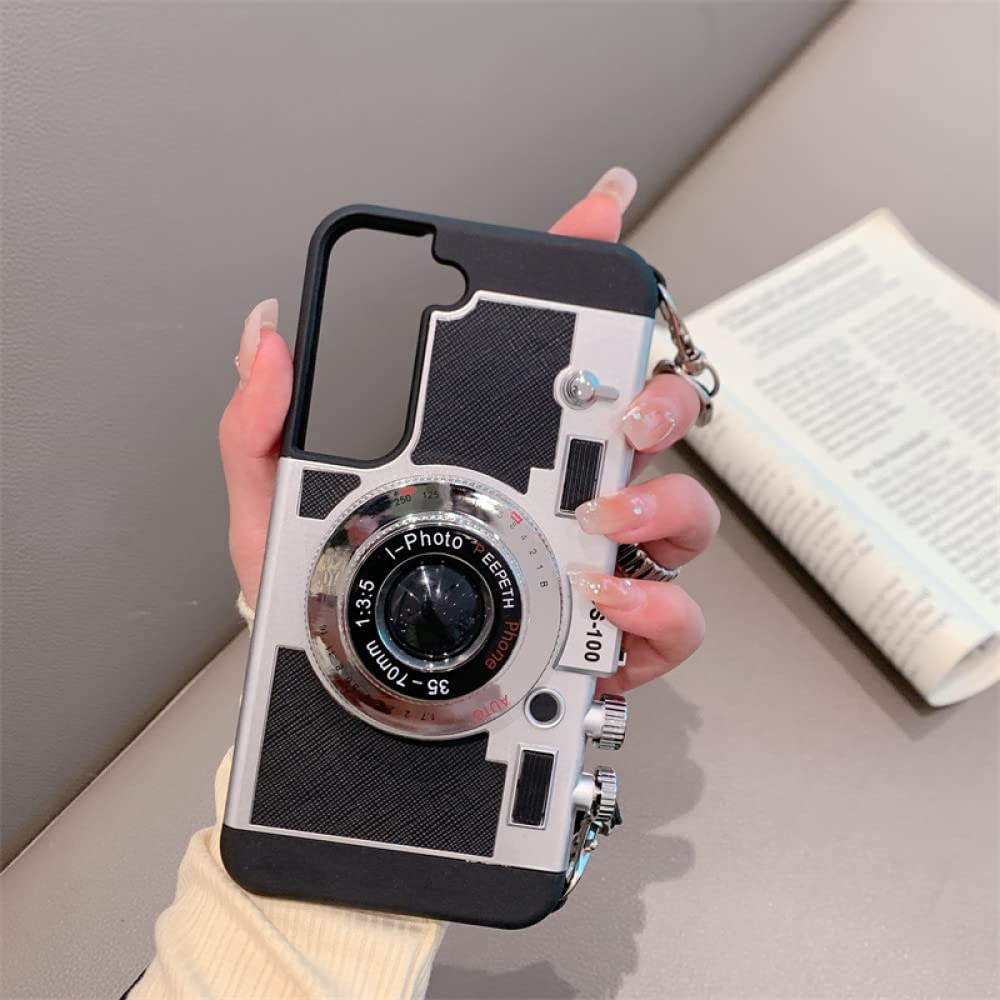 Étui en cuir rétro 3D premium noir compatible avec Samsung Note 20 - 7