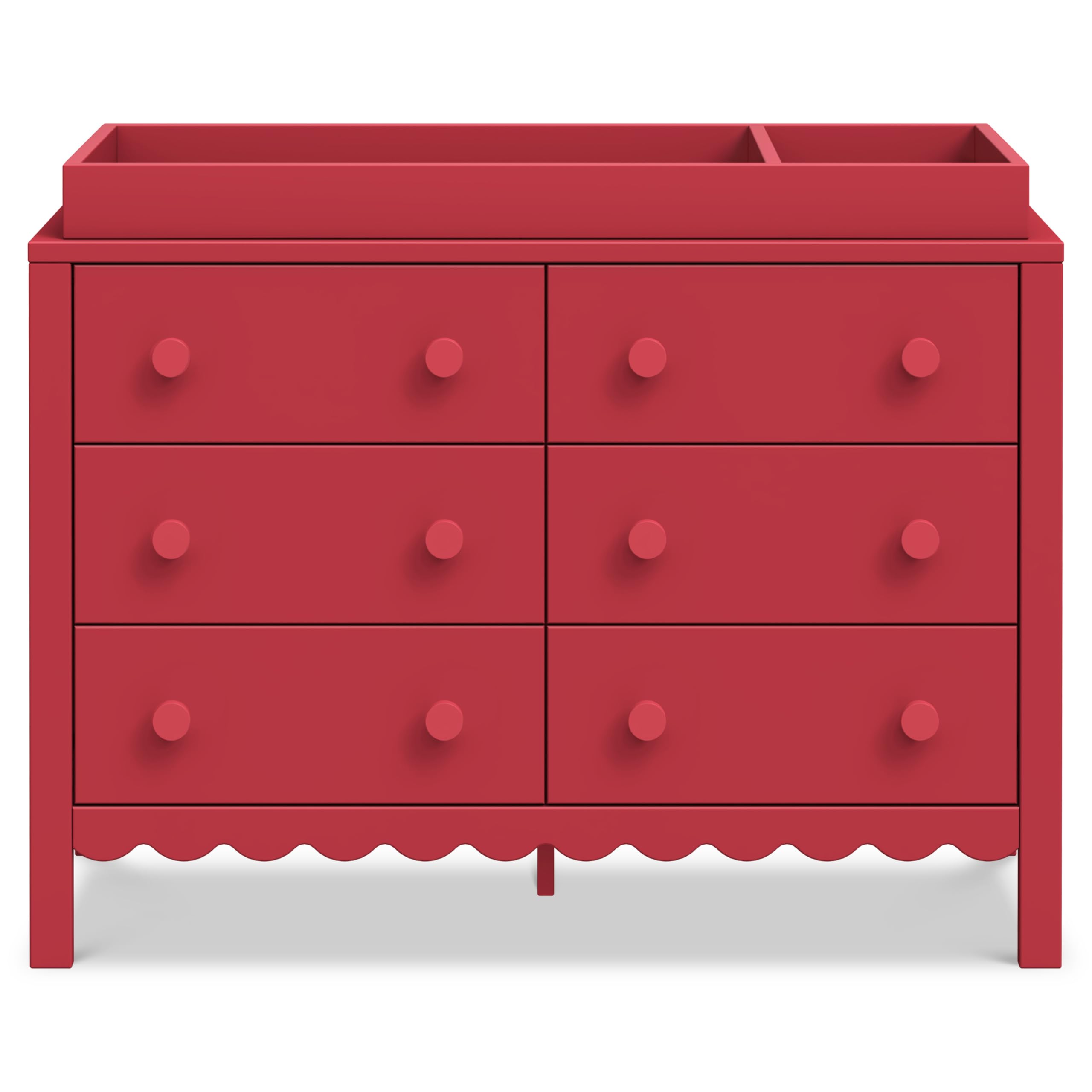 daVinci Universal Wide Removable Changing Tray in Strawberry Red