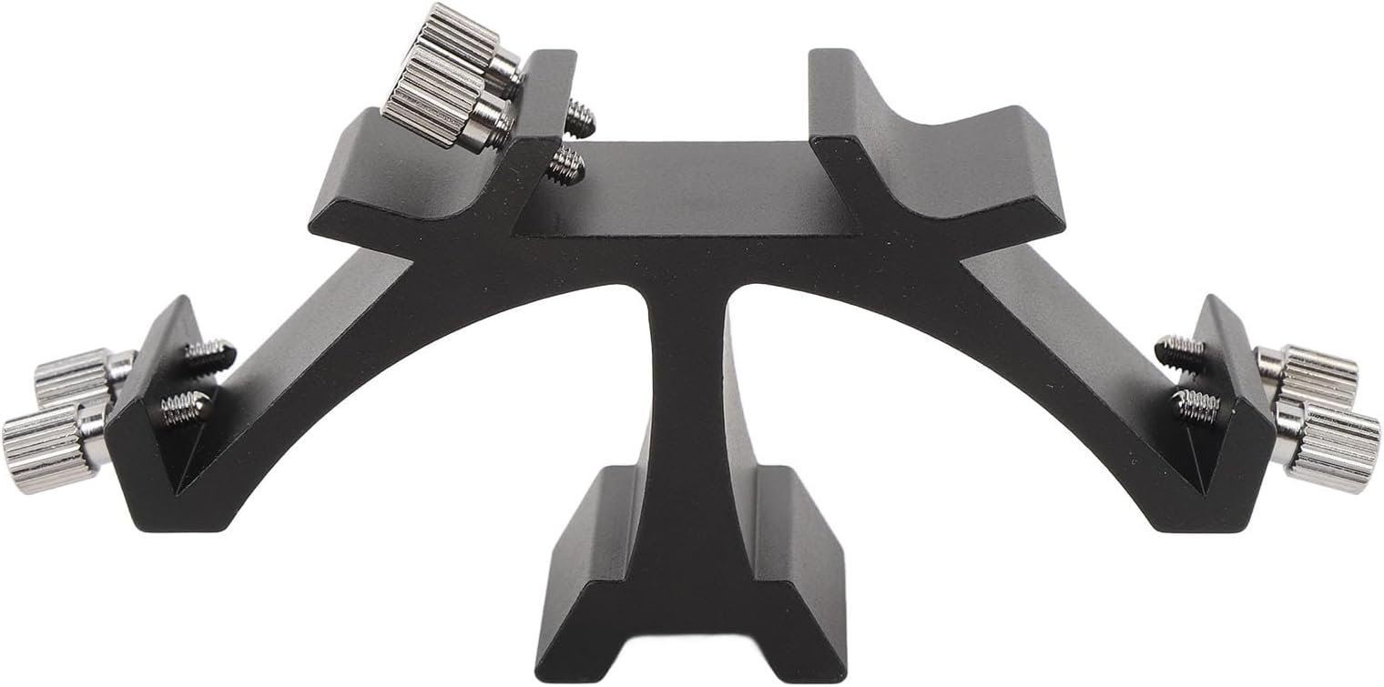 XUMIUZIY Triple Finder Scope Mount Bracket, 3 Slots Full Metal Dovetail Finder Scope Mount Bracket Tri Finder, Finderscope Mounting Bracket, Astronomical Telescope Fixed Slots Rack