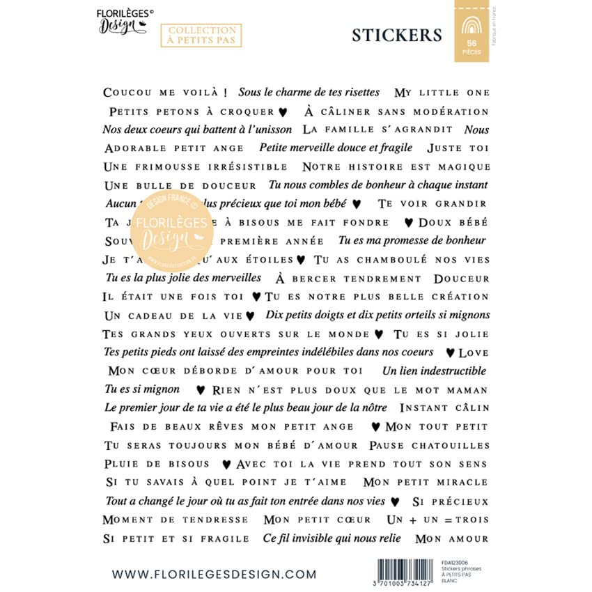 FLORILEGES DESIGNS FLORILÈGES DESIGN COLLECTION À PETITS PAS JOLIE ARMOIRE DIE SET - Scrapbook