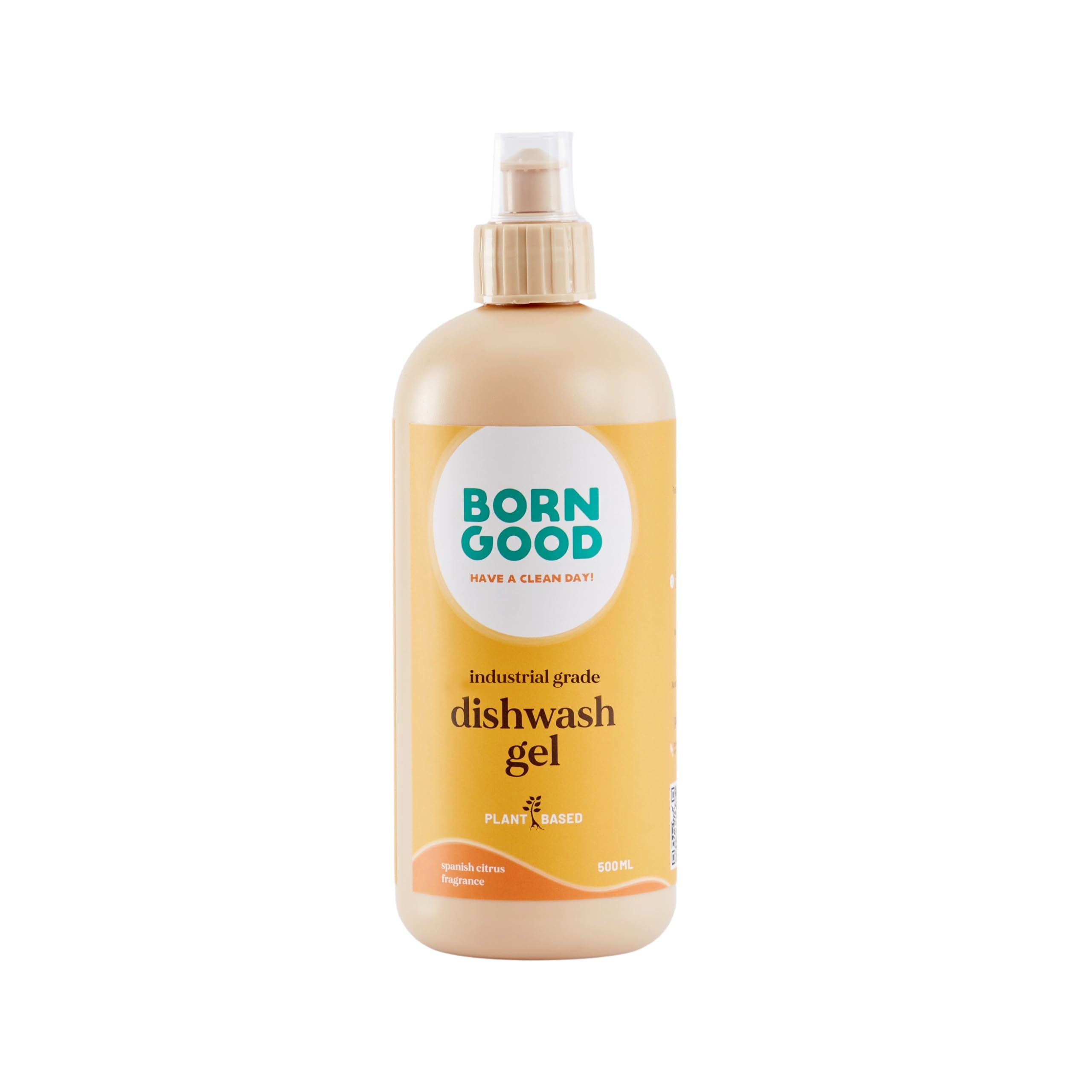 Born Good Industrial Grade Natural Dishwash Gel | Spanish Citrus | Tough on Grease & Stains | Safe for Hands, Baby Bottles & Pet Bowls | Biodegradable, Non-Toxic, Eco-Friendly | 500ml-image-40