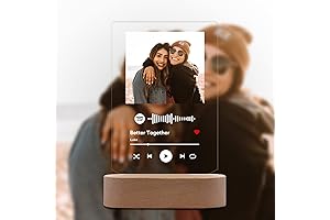 Personalized Acrylic Song with Photo Custom Acrylic Album Cover Gifts for Music Lover Friends Sister