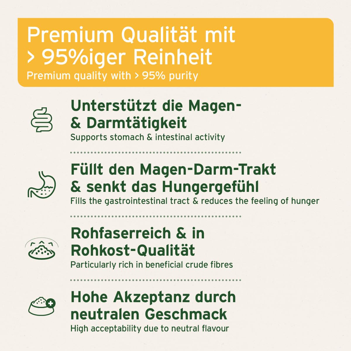 AniForte Indische Flohsamenschalen Pferd 2,5kg – Reich an Ballaststoffen & Schleimstoffen, zur Unterstützung der Verdauung, in Rohkostqualität