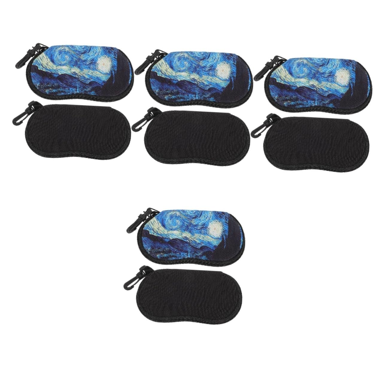 VALICLUD Sonnenbrillenetui Im ​​2er-pack Tragbares Brillenetui Sonnenbrille Organizer Brillenkoffer Auto Fall Brillen-organizer Hartes Brillenetui Für Damen Neopren