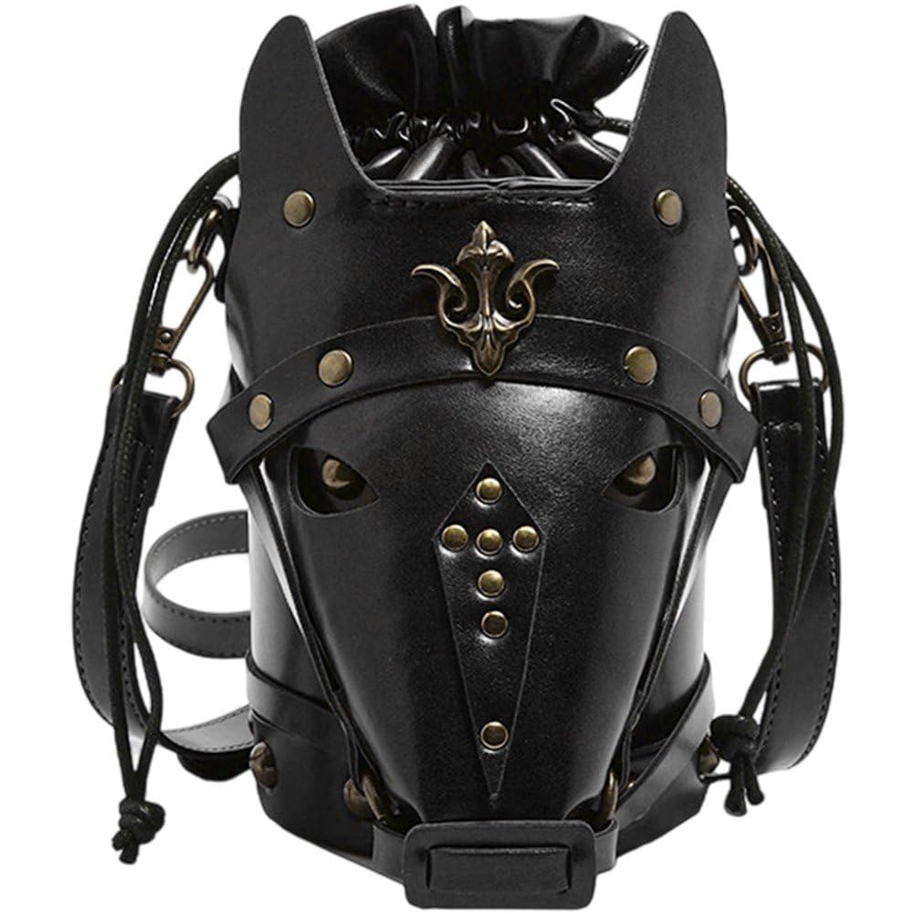 Sac seau style western et médiéval en bandoulière pour téléphone portable