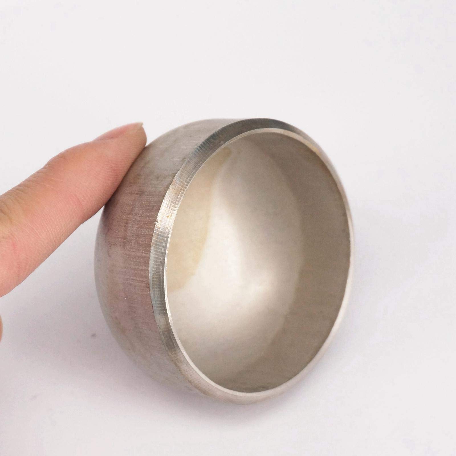1pc O/D 32/34/48/60/57/63/76/89/102/108/133/140/159mm 304 Stainless Steel End Cap Welding Pipe Fitting Water Gas Oil BIANMTSW(108x3mm)