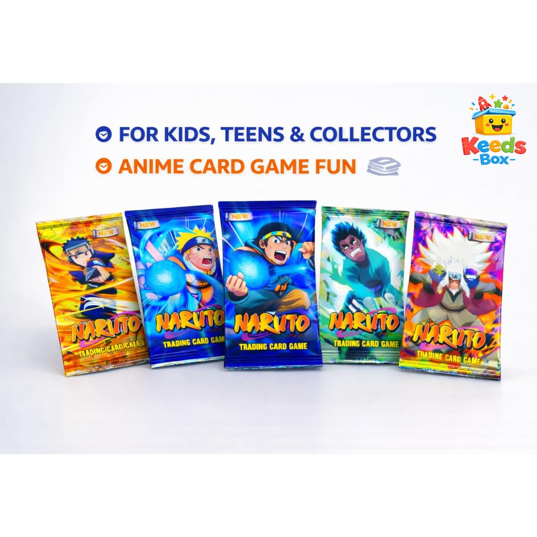 Naruto Trading Card Game Booster Pack Bundle – Anime Collectible