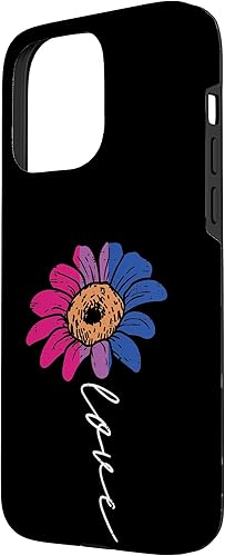 Miniatura 2 de Funda para iPhone 15 Pro Max Love Sunflower Floral LGBTQ Bisexual Flag Gay Pride Ally Bi