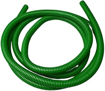 PE Green Corrugated Conduit Flexi Pipe Tube Split 10mm - 2m