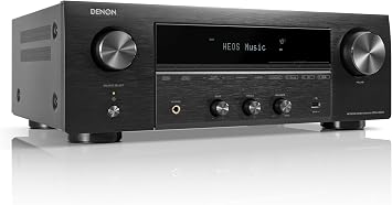 Denon Receiver DRA-900H 2-Channel Stereo Receiver for Home, 100W/Ch | Hi-Fi Amplification, Built-in HEOS, HDCP 2.3 Processing with ARC/eARC Support, Dolby Vision, HLG, Dynamic HDR