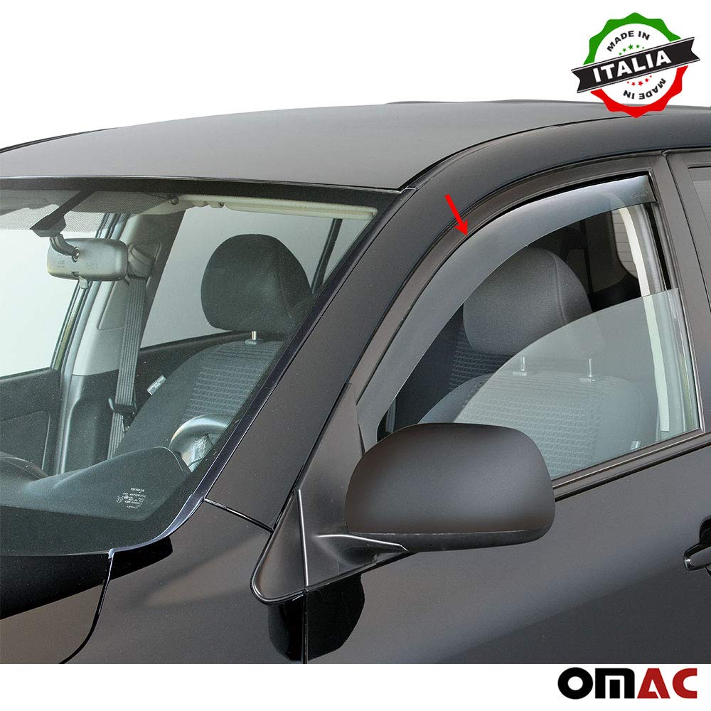 Deflettore antivento compatibile con Mercedes Sprinter W906 2006-2019 acrilico scuro 2X
