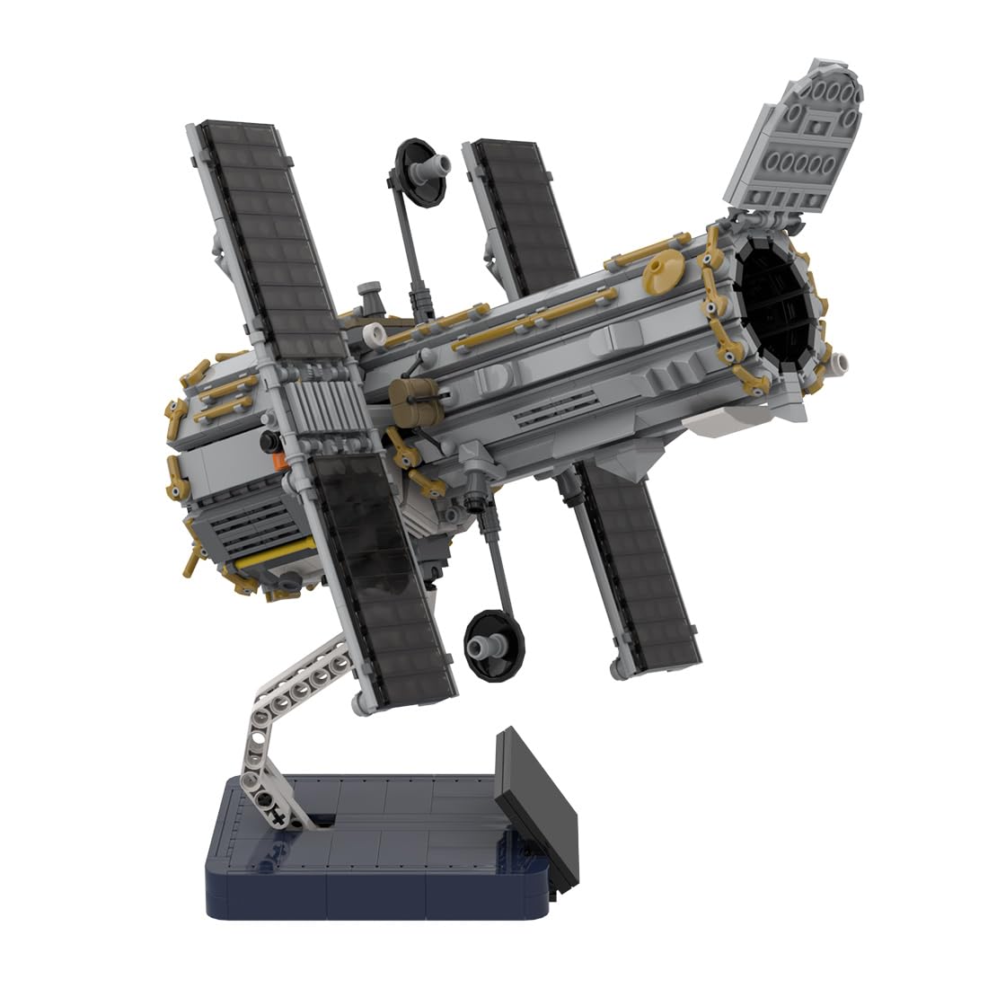 MOC-105060 zestaw do montażu słynnych amerykańskich teleskopów kosmicznych, modele zabawek o tematyce kosmosu, kreatywny model rakiety kolekcjonerskiej do ekspozycji (1206 elementów)