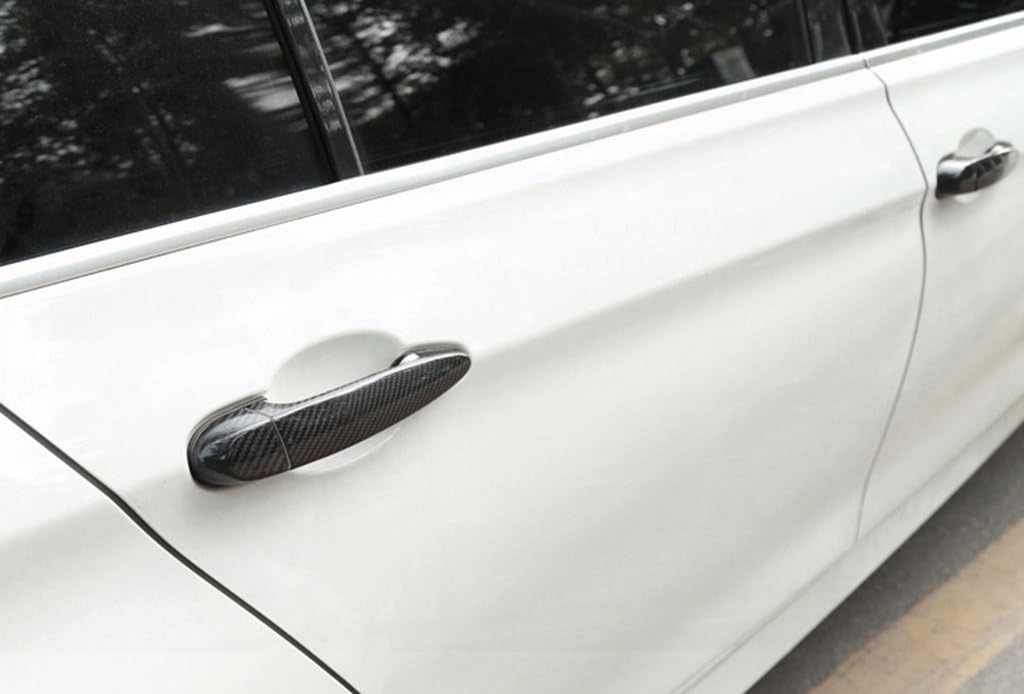 New Carbon Fiber Handle Covers for BMW X5 E70 2008-2013 (Car Door with Touch Auto Lock, with Ground lamp)