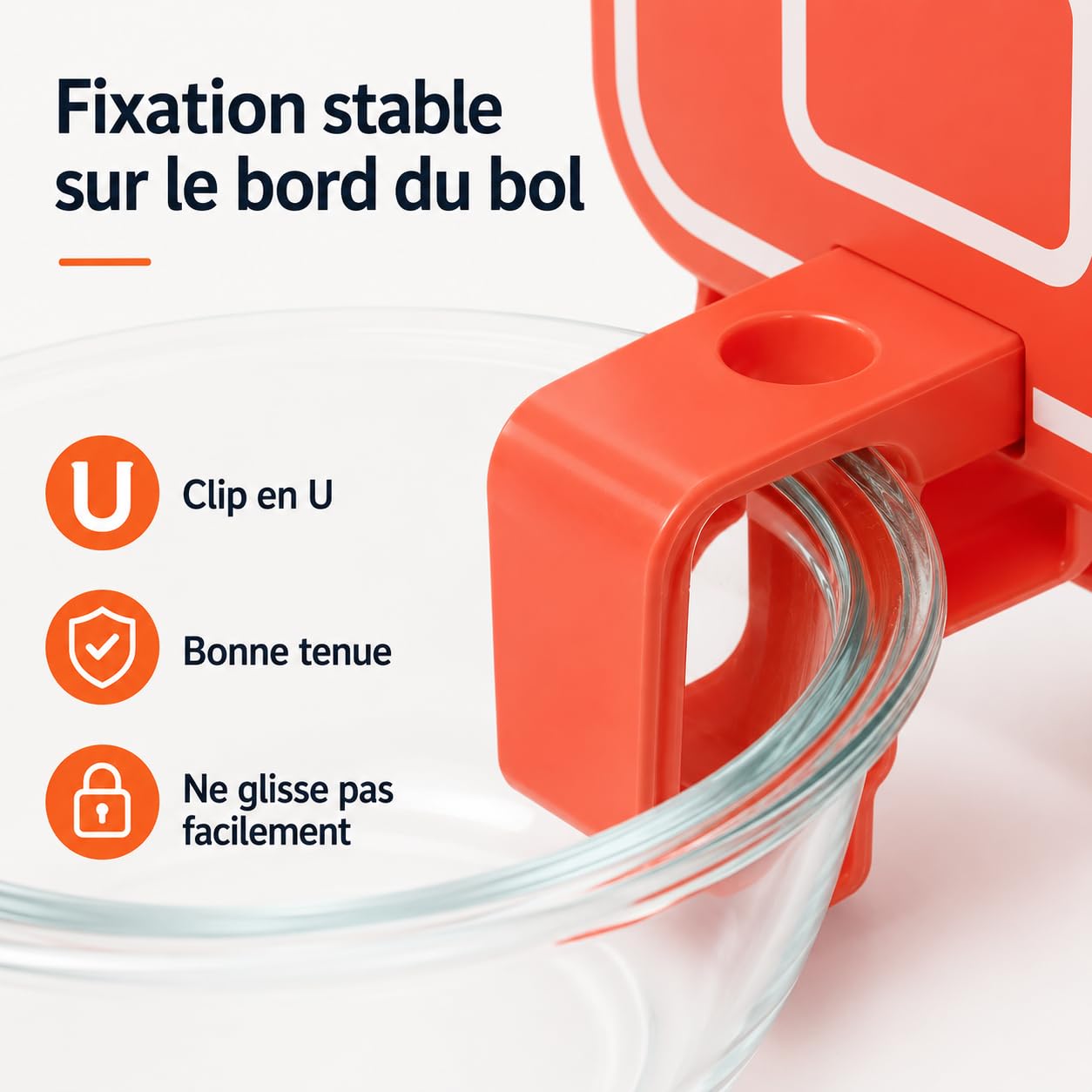 Separateur Oeuf Jaune et Blanc Panier de Basket, séparateur d'œuf,filtre d'œuf Forme de Cadre de Basket-Ball, séparateur d'œuf en Plastique (Orange)