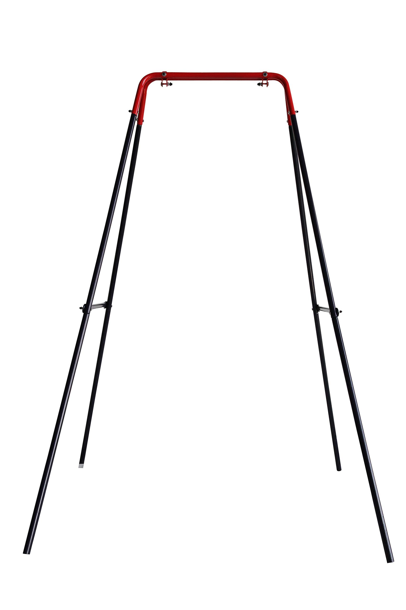 Izzy Schaukelgestell Schaukelgerüst Gartenschaukel Einzelschaukel aus Metall Maße: 152x152x185 cm Tragkraft 50 kg Kinder Garten Outdoor