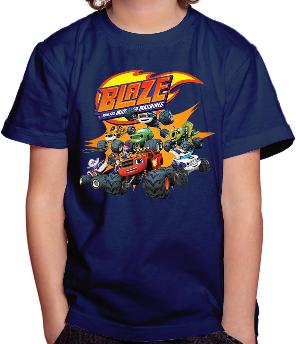 Camiseta Camisa Infantil Juvenil Menino Menina Blazze The Monster Machine Mod-01