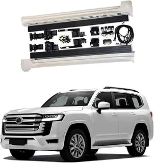 Plug-N-Play Electric Running Boards Compatible withLand Cruiser LC300 2022-2025 | Automatic Retractable Power Steps, 600LB Capacity, Anti-Slip Surface, Vehicle-Specific Fit
