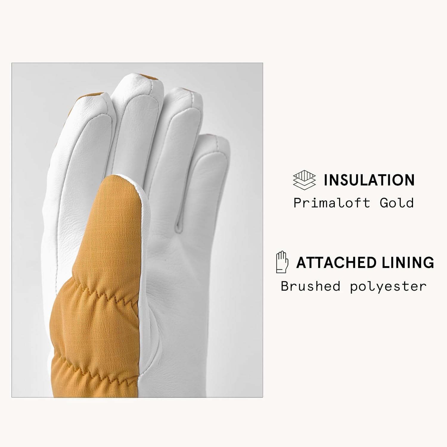 Hestra Women's Luomi CZone Glove I Waterproof, Insulated 5-Finger Glove for Snow & Cold Weather
