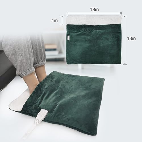 Miniatura 3 de HELLOMOTO Juego de 3 almohadillas térmicas con peso de regalo, incluye almohadilla térmica con peso de 18 x 22 pulgadas para hombros y cuello +