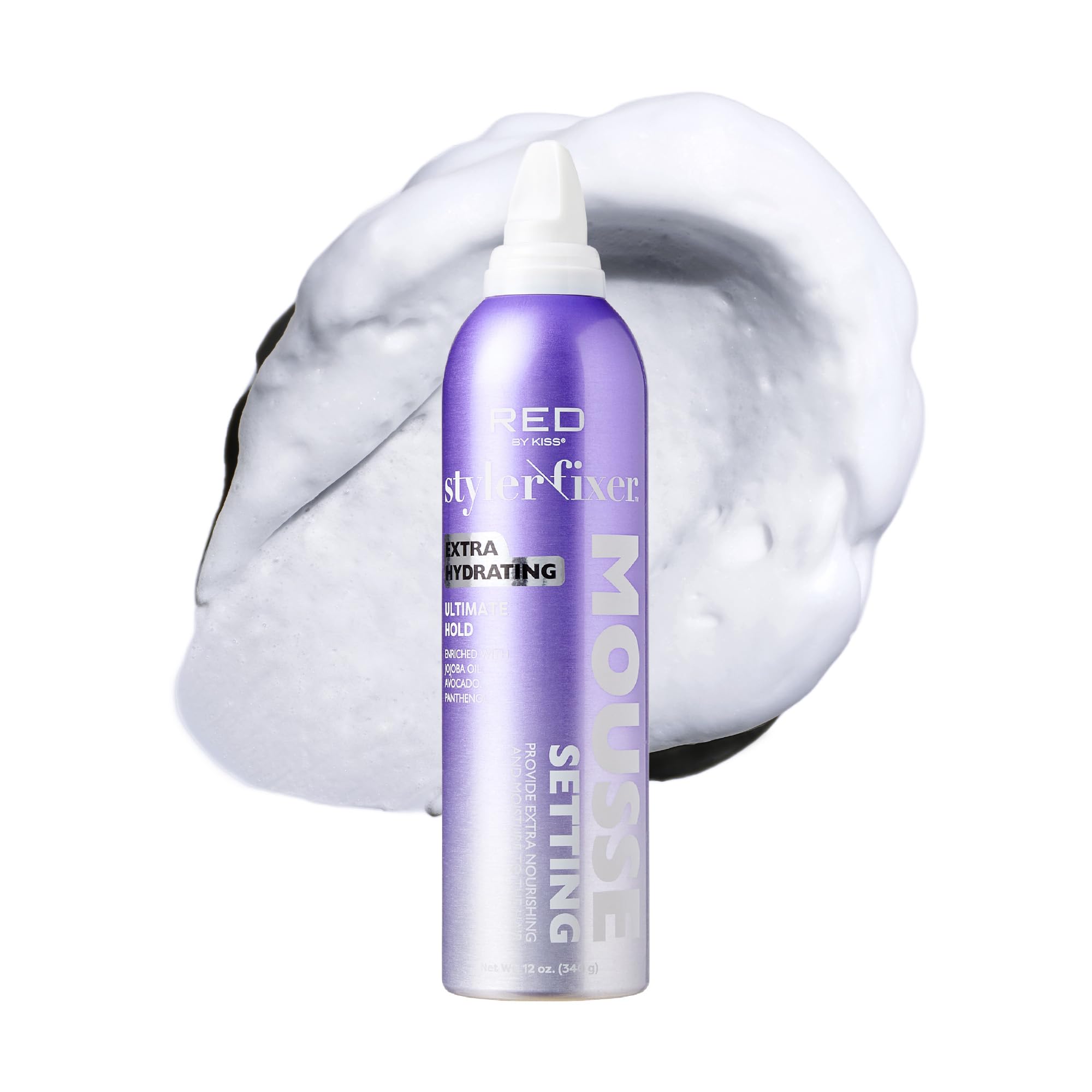 Amazon.com: Red by Kiss Setting Mousse Braid Frizz Control, Curl