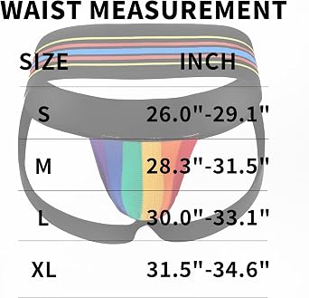 Jockstraps for Men Athletic Supporters, Wide Band Striped Male Underwear Jock Strap for Daily Wear or Sports