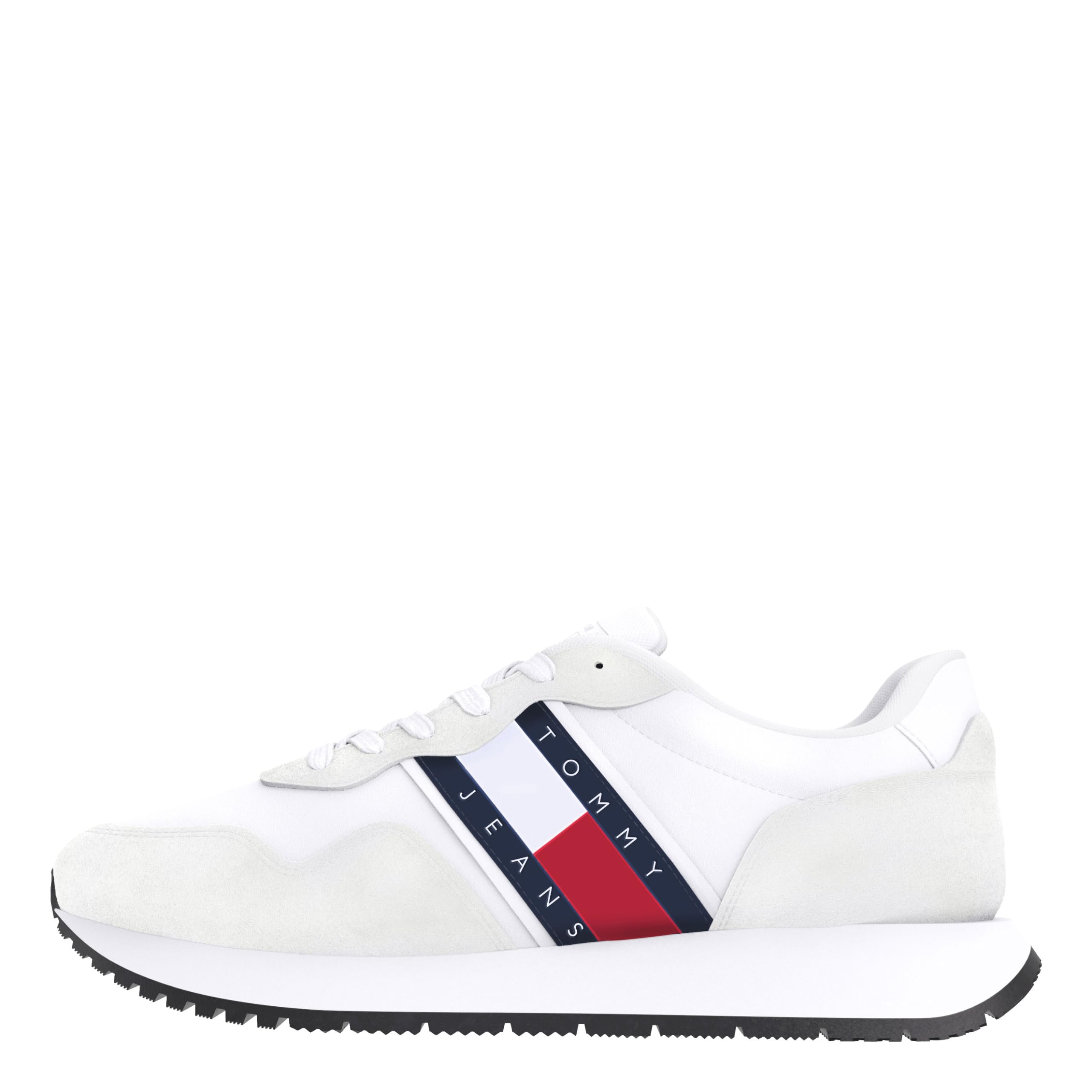 Tommy Hilfiger Tommy Jeans Zapatillas para Mujer Runner Sneaker, Blanco (White), 36
