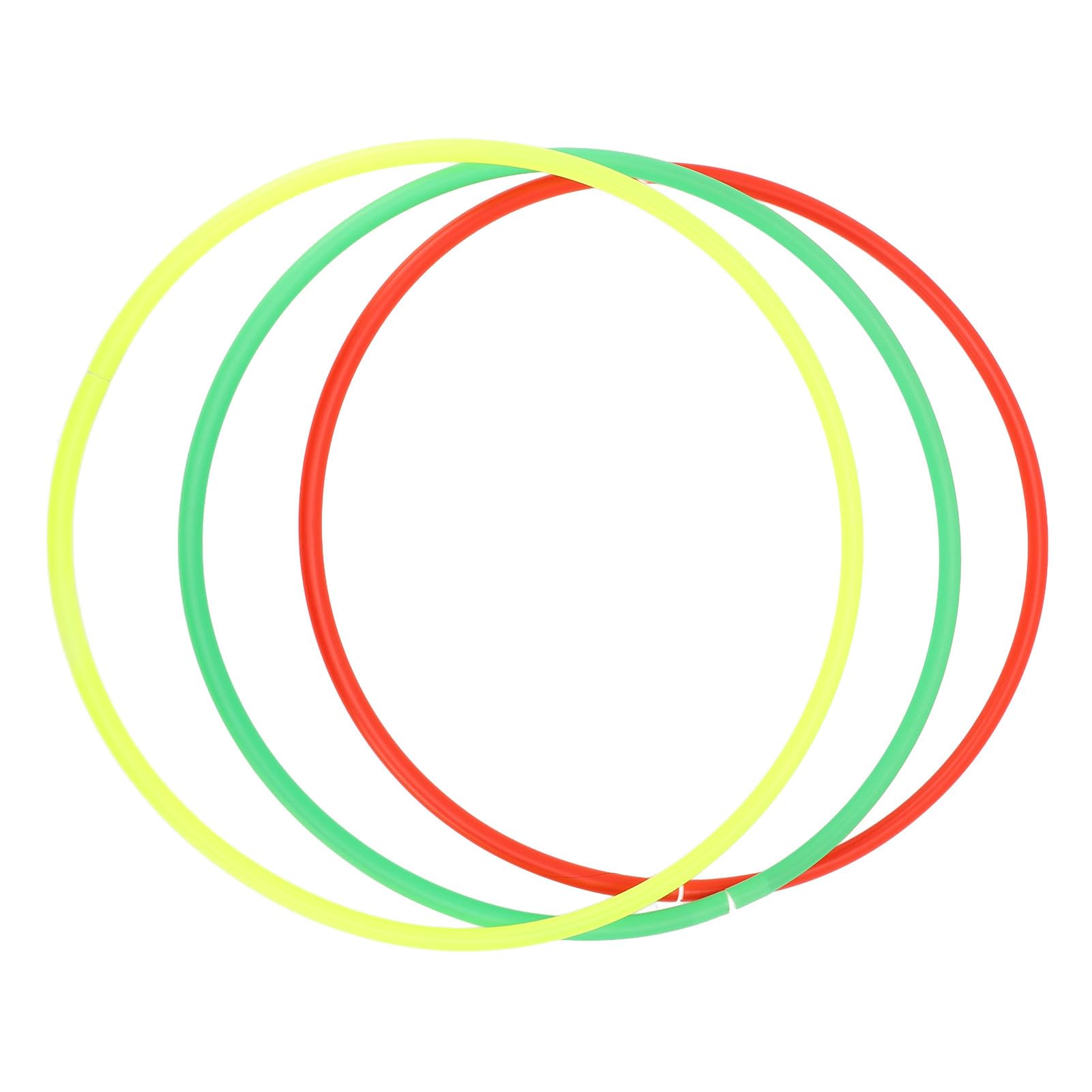 10 aros de entrenamiento sensorial con conectores, aros redondos de plástico, material suave para ejercicio de niños, mejora el enfoque y el desarrollo del equilibrio, seguro e identificación de 38 cm
