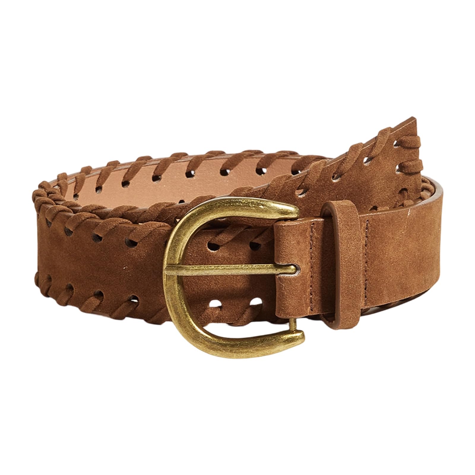 MICFENY Fashionable Woven Belt Soft Adjustable PU Leather Waist Strap Fashionable Waist Sash For Casual Formal Outfits
