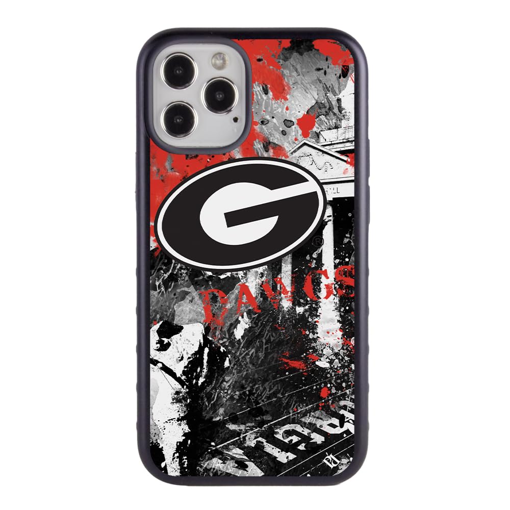 Guard Dog Case Compatible with iPhone 12 Pro Max - Military Grade - Rugged Two Piece Protection - Collegiate Licensed - Georgia Bulldogs - by Paulson Designs