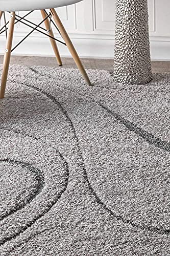 Image of Homes Fluffy Living Room Soft Touch Rectangular Carpet Comfy Bedroom Anti Skid Drawing Kids Room 9x9 Square