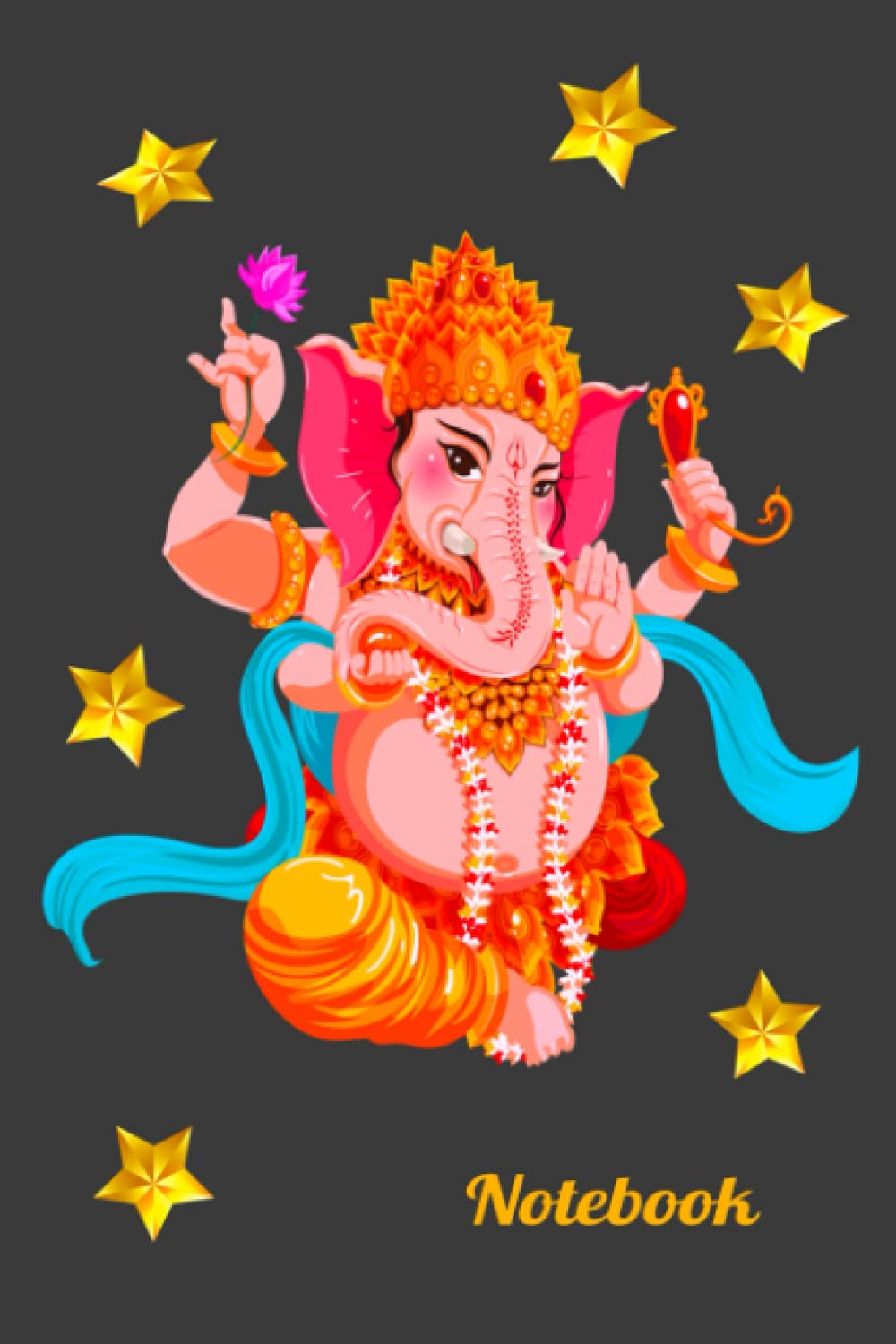 Ganesh Notebook: College ruled notebook for journaling, planning or general everyday use.