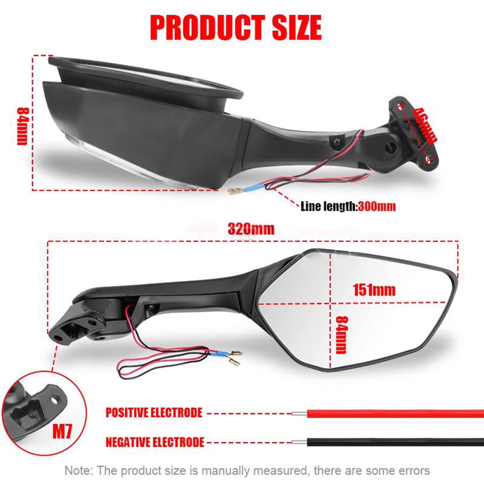 リアサイドミラー オートバイのリアビューサイドミラーとターン