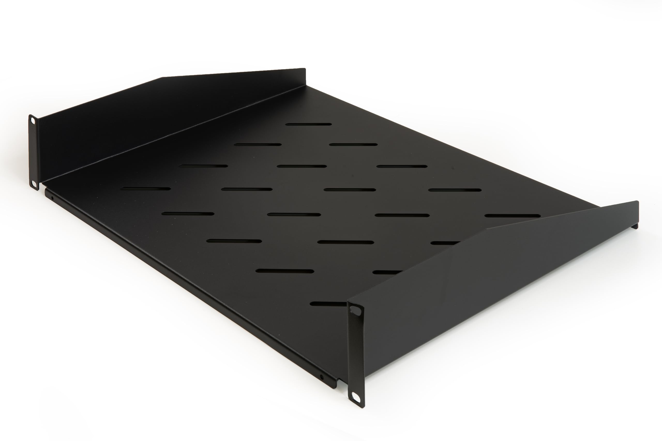 LINK LKRIP350N2U Ripiano per Armadio 19" 2U Profondità 350 mm, Nero