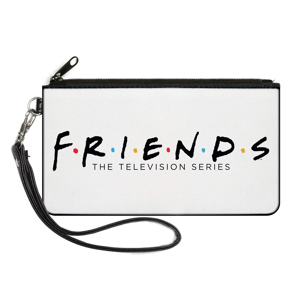 Buckle-Down Friends TV Show Zip Wallet - Women's Clutch With Wrist Strap