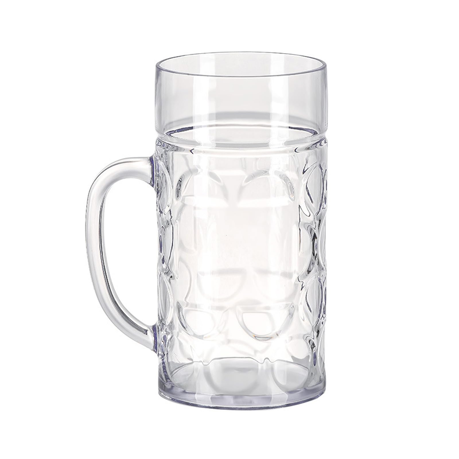Hsyzygian Clear Plastomer Dimpled Mugs Classical Dimpled Designs Mugs Dishwasher Safe Cups Freezers Safe Glass Authentic Mug