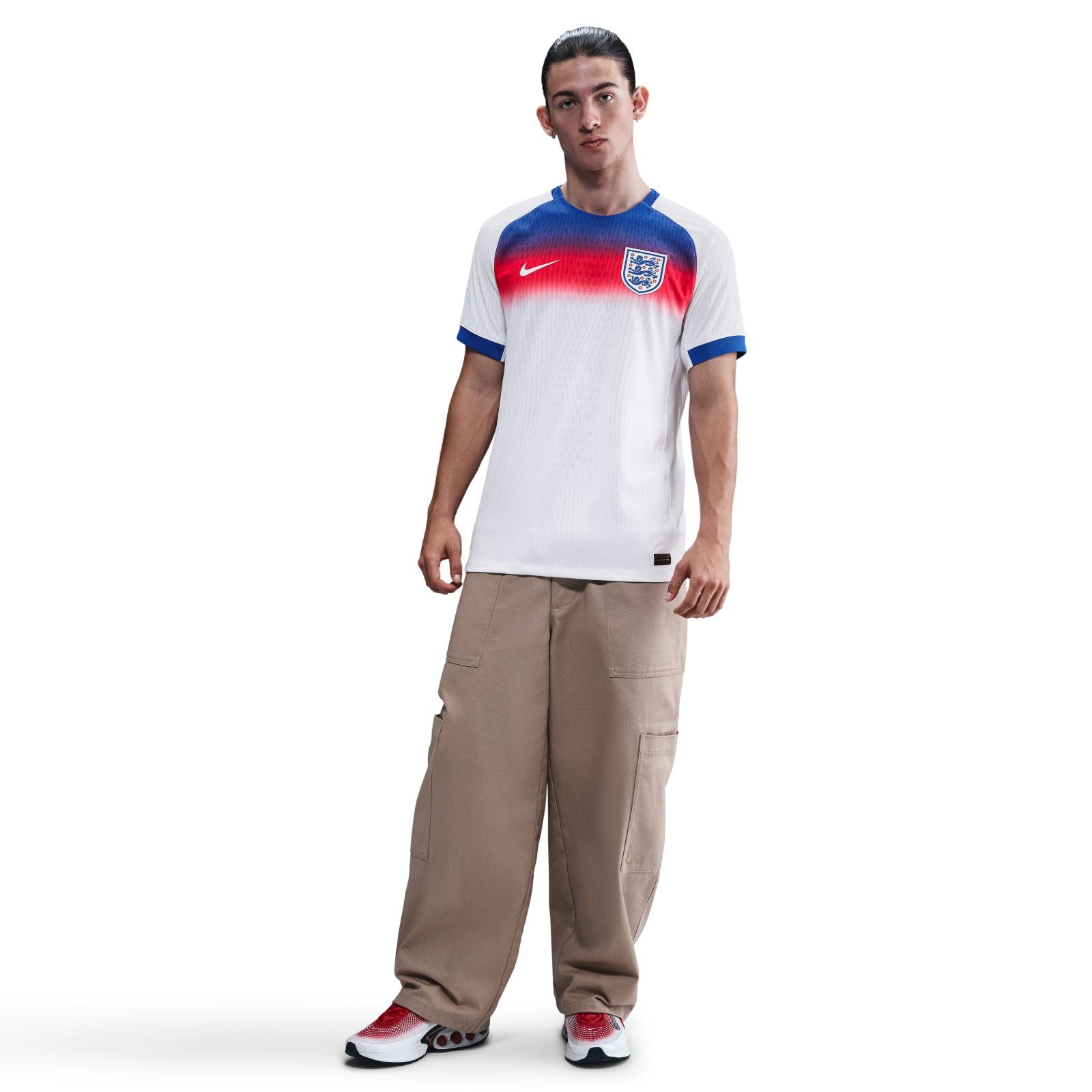 Nike England 2025 Match Home (Frauenteam) Nike Authentic Dri-Fit ADV Fußballtrikot für Herren Maglia da Calcio Uomo