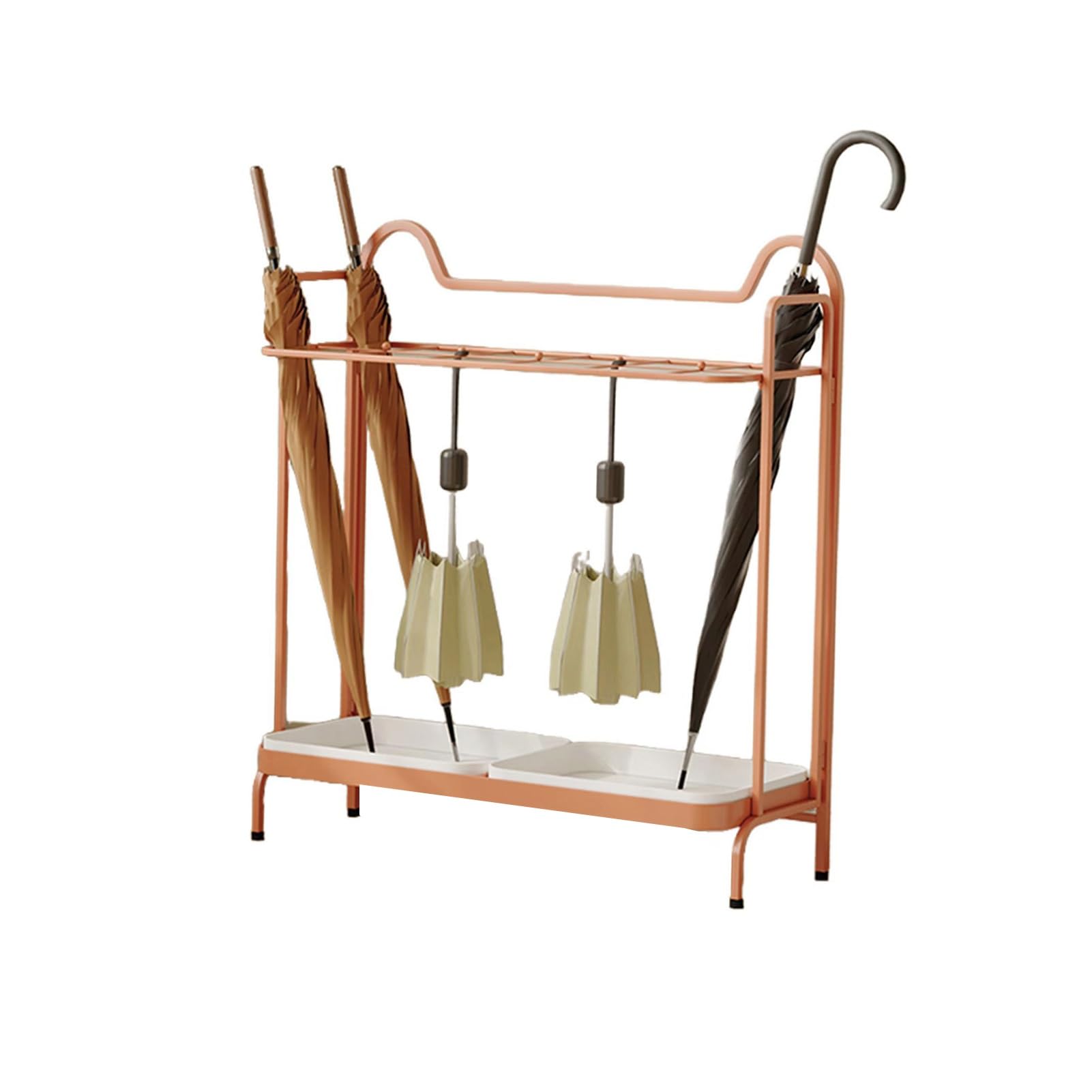 GHHVFEC Umbrella Stand, 12 Separate Compartments Umbrella Holder for Entryway Office Hallway, Space Saving Rack