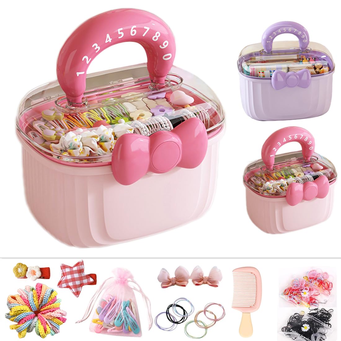 お買い得♡気まぐれ出品♡3歳女の子♡アレンジセット Amazon.co.jp: 女の子 プレゼント ヘアアクセサリーセット ヘア
