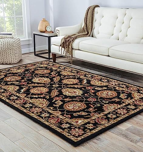 Image of Carpet Mahal Handmade Handwoven Tufted Made of 100% Soft Blended Wool Export Quality Carpets with 1 Inch Thickness (10x13 Feet) Color Multi