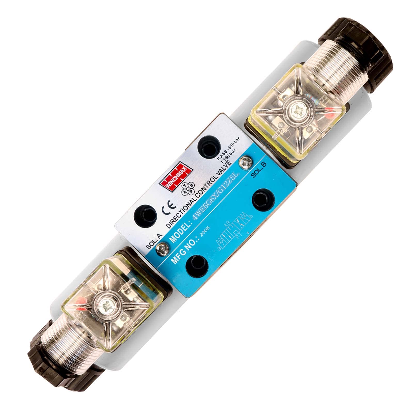 Winchmax CETOP3 / NG6 12v Solenoid Operated Modular Directional