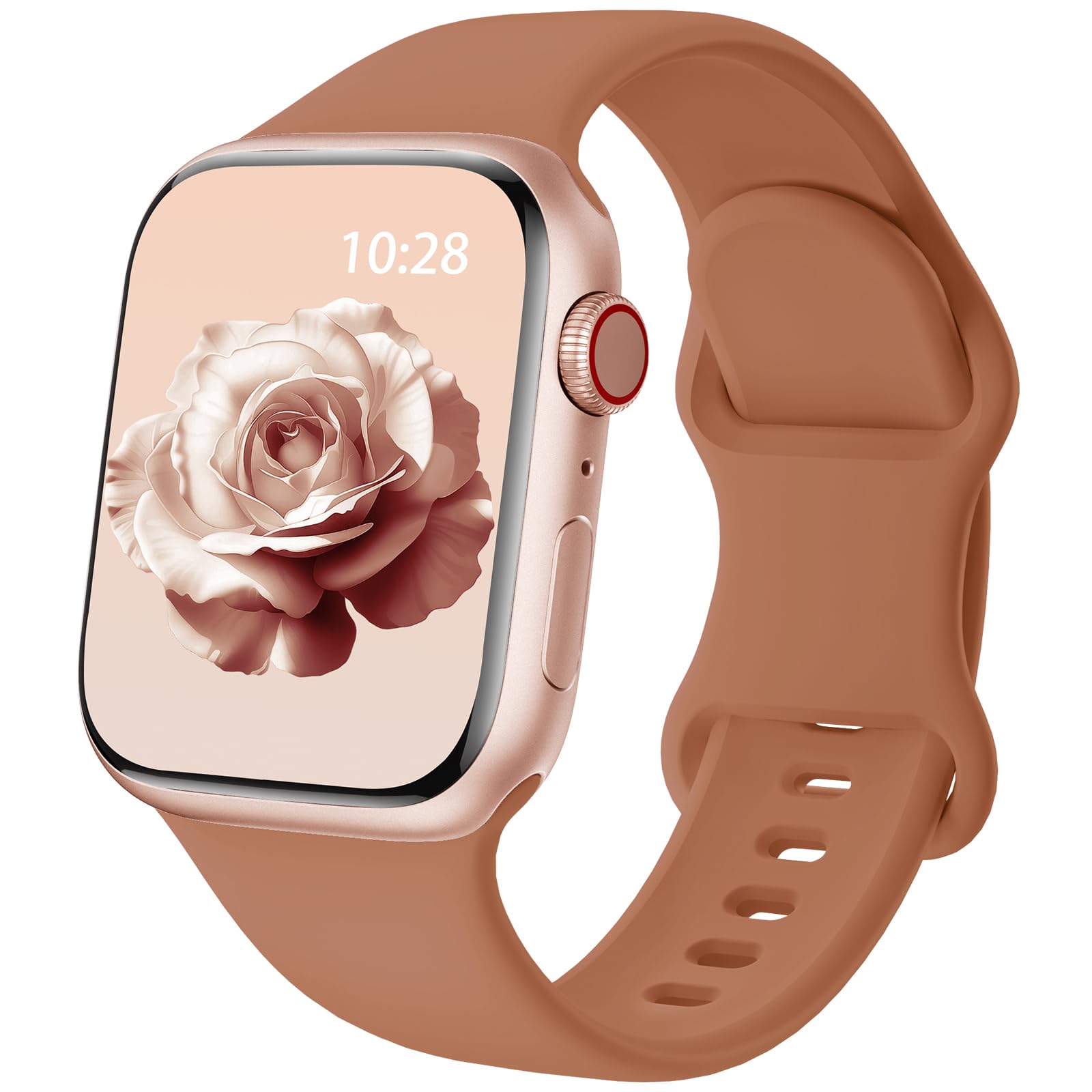 Patented Upgraded Silicone Strap Compatible with Apple Watch Straps 38mm 40mm 41mm 42mm(Series 10) for Women Men,Soft and Breathable Sport Watch Bands for iWatch Series 10 9 8 7 6 5 4 3 2 1 SE — view 17