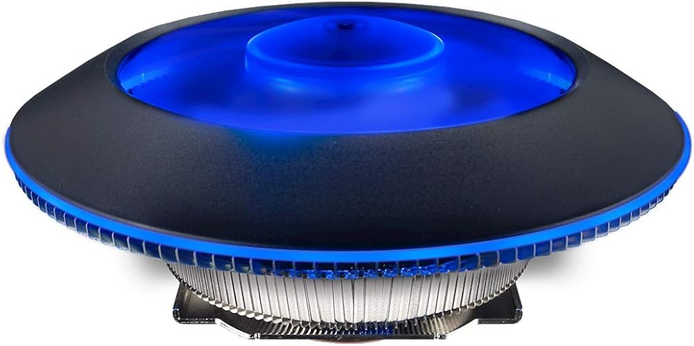 Cooler Master MasterAir G100M RGB Top Down Low Profile Mini ITX CPU Air Cooler, Copper Heat Column Base, Aluminum Fins, 92mm RGB Ring Fan, RGB Lighting thumbnail 5