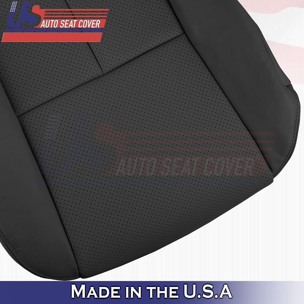 2007 fits Infiniti G35 Coupe Passenger Bottom Leather Seat Cover Black